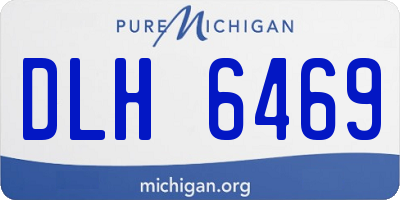 MI license plate DLH6469