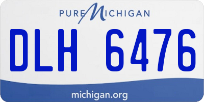 MI license plate DLH6476