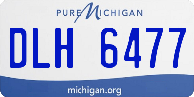 MI license plate DLH6477