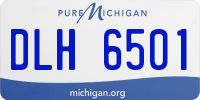 MI license plate DLH6501