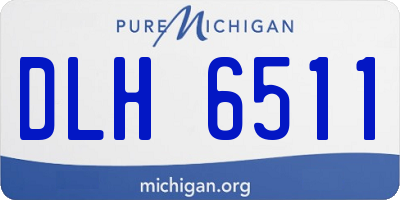 MI license plate DLH6511