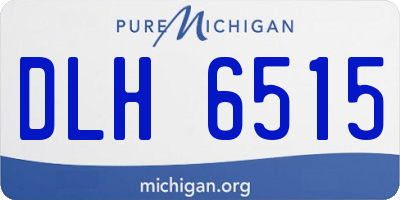 MI license plate DLH6515