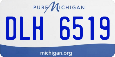 MI license plate DLH6519
