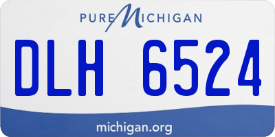 MI license plate DLH6524