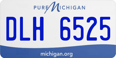 MI license plate DLH6525