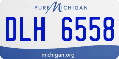 MI license plate DLH6558
