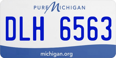 MI license plate DLH6563
