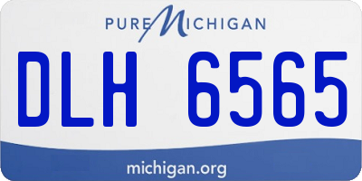 MI license plate DLH6565