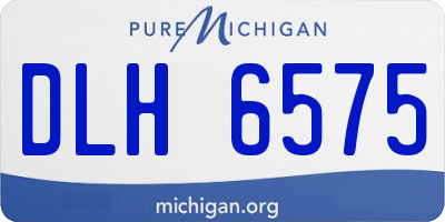MI license plate DLH6575