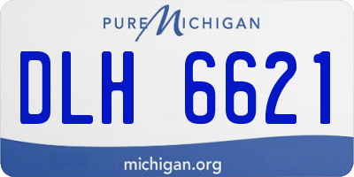MI license plate DLH6621