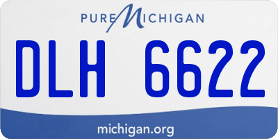 MI license plate DLH6622