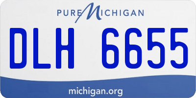 MI license plate DLH6655