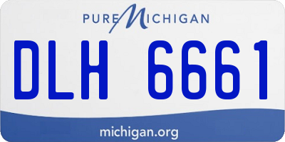 MI license plate DLH6661