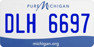 MI license plate DLH6697