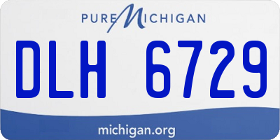 MI license plate DLH6729