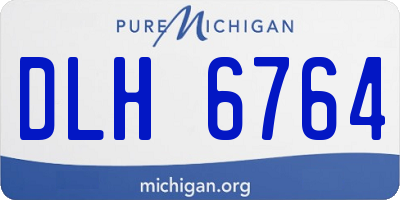 MI license plate DLH6764