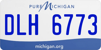 MI license plate DLH6773
