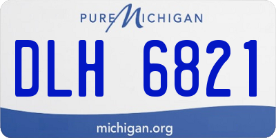MI license plate DLH6821
