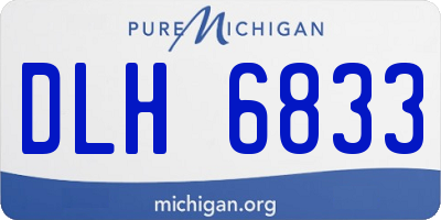 MI license plate DLH6833