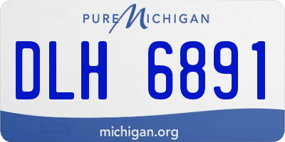 MI license plate DLH6891