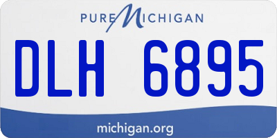 MI license plate DLH6895