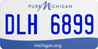 MI license plate DLH6899