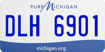 MI license plate DLH6901