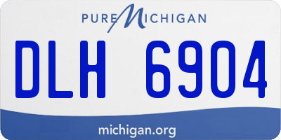 MI license plate DLH6904