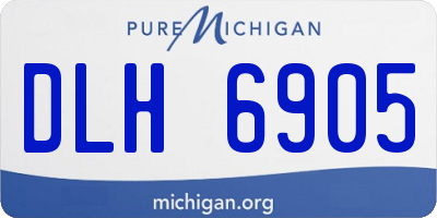 MI license plate DLH6905