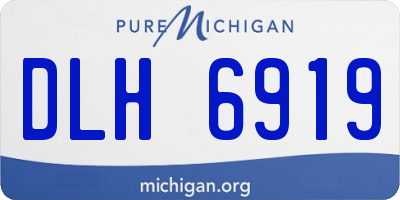 MI license plate DLH6919