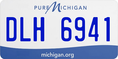 MI license plate DLH6941
