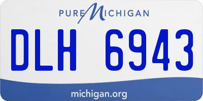 MI license plate DLH6943