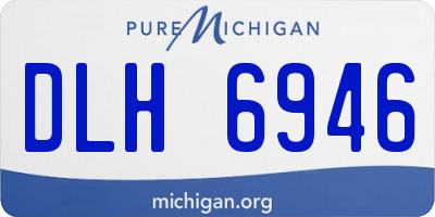 MI license plate DLH6946