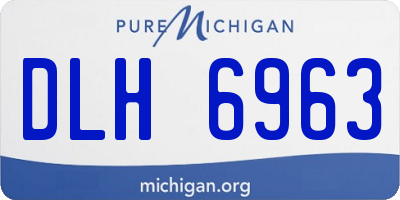 MI license plate DLH6963