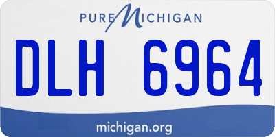 MI license plate DLH6964