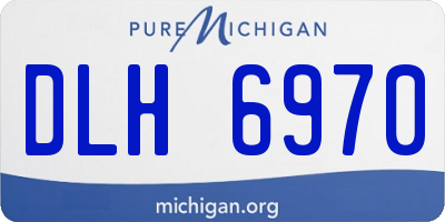 MI license plate DLH6970