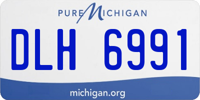 MI license plate DLH6991