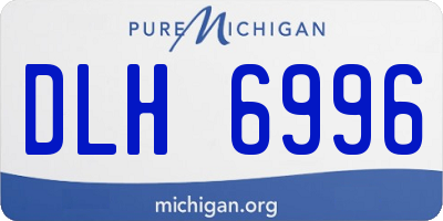 MI license plate DLH6996