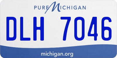 MI license plate DLH7046