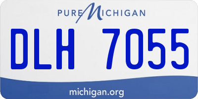 MI license plate DLH7055