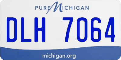 MI license plate DLH7064