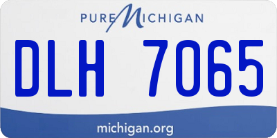 MI license plate DLH7065