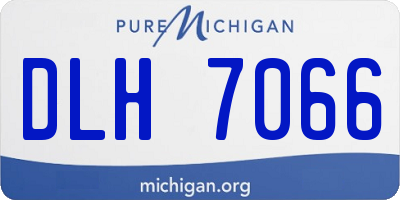 MI license plate DLH7066