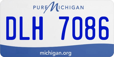 MI license plate DLH7086