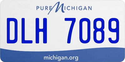 MI license plate DLH7089