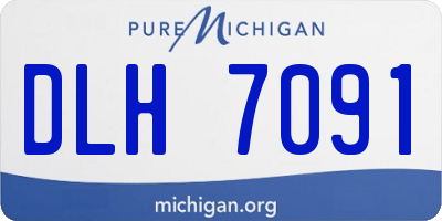 MI license plate DLH7091