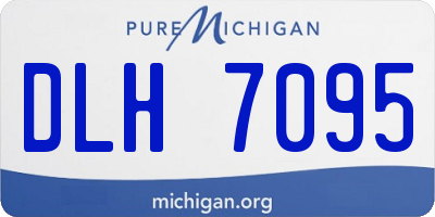 MI license plate DLH7095