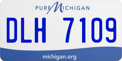 MI license plate DLH7109