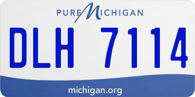 MI license plate DLH7114