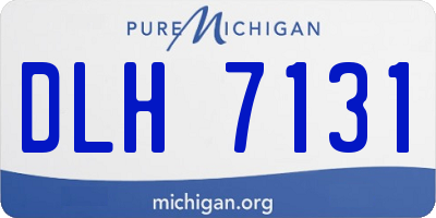MI license plate DLH7131